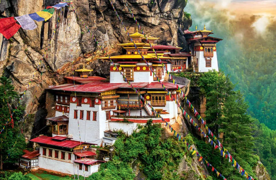 Tiger's Nest Monastery cliffside view - is Bhutan worth visiting